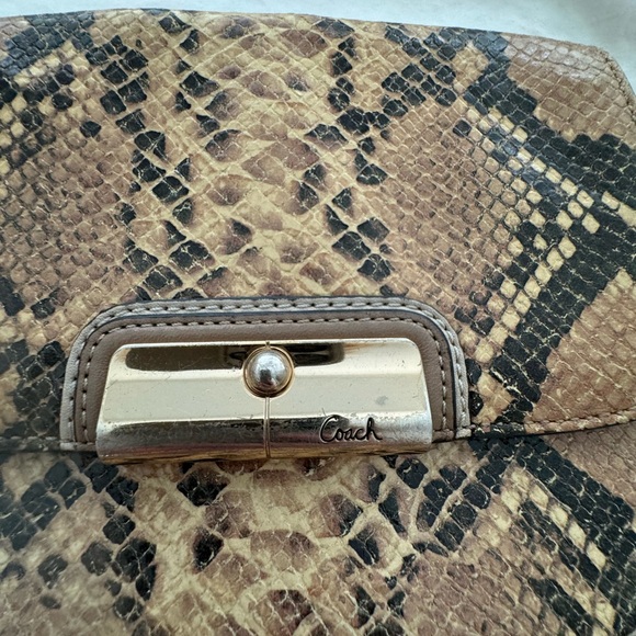 Coach Snakeskin Clutch - Picture 2 of 6